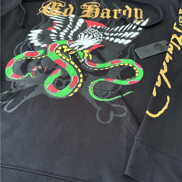 #240 (NWT) ED HARDY HOODIE. CLASSIC ART. - Picture 7 of 11